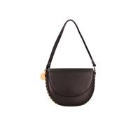 Stella McCartney - Frayme Medium Flap Shoulder Bag - -Bags -Donna -Nero -ONE SIZE
