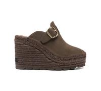 Stella McCartney - Gaia Suede Clogs - - Shoes - Donna - Marrone - 36 EU