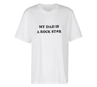 Stella McCartney - MY DAD IS A Rockstar Boyfriend Tshirt - - Tops - Donna - Bianco - S