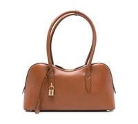 Stella McCartney, ,Bags ,Donna ,Marrone ,ONE SIZE Borse in Pelle Marrone con Dettaglio Lucchetto