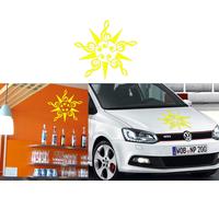 STELLA NOTE MUSICALI, Adesivo In Vinile Versione V2A