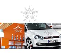 STELLA NOTE MUSICALI, Adesivo In Vinile Versione V2A