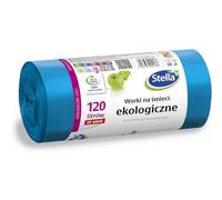 Stella Sacchetti per rifiuti ecologici 120L 25 pezzi blu