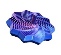 Stella sensoriale 3D anti-stress | decorazione per ufficio lenitivo - gioco sensoriale di illusione ottica a forma di stella | idea regalo per casa, ufficio, aula e viaggi