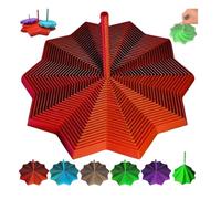 Stella sensoriale espansa con stampa 3D, esagonale frattale espandibile con manico, design a spirale vorticosa a nido d'ape, esagonale frattale per adulti, perfetto per Natale, regali di compleanno