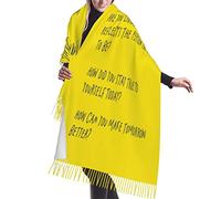 Stella Solitaria Gialla In Difficoltà Dell'Orgoglio Texano Foulard Con Nappe Moda Invernale Sciarpe Scialle Classiche Sciarpa Leggero Da Donna