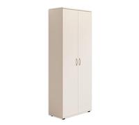 Stella Trading 3, Scarpiera alta, colore bianco, versatile mobile multiuso con ripiani regolabili, 70 x 176 x 35 cm (L x A x P)