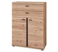 Stella Trading Armadietto Portadocumenti in Legno di Quercia Anticata, Certificato FSC, Moderno Armadio da Ufficio con 2 Ante e 2 cassetti, ingegnerizzato, Altesche/Old Artisan Oak, Aktenschrank 4