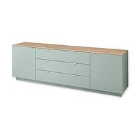 Stella Trading Core Canna, Effetto Rovere artisano, Moderno Mobile cassetti e Molto Spazio, Legno ingegnerizzato, TV-Sideboard 1