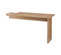 Stella Trading Scrivania angolare in Effetto Rovere Anticato con Certificazione FSC, Estensione per più Spazio di Lavoro in casa e Ufficio, Legno, Old Artisan Oak, 158 x 77 x 60 cm