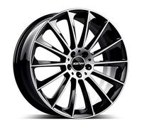 Stellar 1 Cerchio in lega 7,5X17 ET45 5/112 C.B. 66,6 Black Diamond