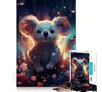 Stellar Safari Koala, puzzle da 1000 pezzi per adulti, rompicapo rilassante e divertente, immagine da assemblare, una piacevole sorpresa 38x52cm