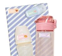 Stellasticker - Etichette adesive personalizzate a Tema - Ideali per libri, quaderni, porta pranzo, borracce e materiale scolastico. Resistenti in lavastoviglie e nel microonde. Colore: Unicorno