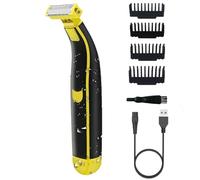 Stellaya Shaver Men, 2025 New Stellaya Full Body Washed Wet & Dry Shaver, Stellaya Mens Shaver, Stellaya Electric Razor, USB Rechargeable Waterproof Shaver with 4 Types of Limited-Length Combs