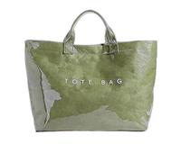 Stellaya Womens Letters Print Tote Bag,Stellaya Fashion Retro Tote Bag,PVC Large Kraft Paper for Women (Green)