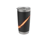 Stelle cadenti astronomiche amante dello spazio meteorico osservare le stelle Bicchiere termico in acciaio inox doppia parete