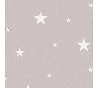 Stelle Che Brillano Nel Buio Carta Da Parati Taupe - As Creation 324402 Nuovo