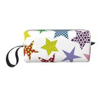 Stelle colorate luminose, Borsa per il trucco Borsa per cosmetici Borsa da toilette da viaggio portatile Borsa per trucco Organizer