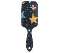 Stelle con Christmas Elements spazzola antistatica per diradamento Progettato pennello bagnato asciutto per tutti i tipi di capelli con manico ergonomico cepillo para peinar