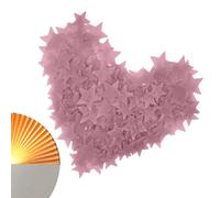 Stelle da soffitto che si illuminano al buio - 100 pezzi stelle fluorescenti | Adesivi da 12 cm non lasciano tracce, cielo stellato che decorazione per bambini, giocattoli, decorazione della