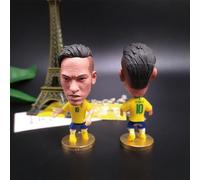 Stelle del calcio in resina per decorazioni di torte, soggiorno, ufficio, bambole per auto, stelle del calcio Messi, Ronaldo, Harland, Kroos…