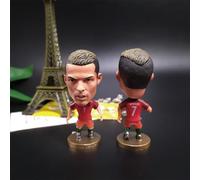 Stelle del calcio in resina per decorazioni di torte, soggiorno, ufficio, bambole per auto, stelle del calcio Messi, Ronaldo, Harland, Kroos…