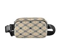 Stelle Dots Plaid Beige Carino Marsupio Borsa a Tracolla per le donne d'affari Piccolo con Cinghia Regolabile per lo Shopping Sport Lavoro bolsa para celular para