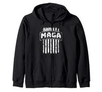 Stelle e strisce repubblicane MAGA Presidente politico 47 ° Felpa con Cappuccio