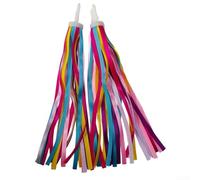 Stelle filanti per manubrio della bicicletta per bambini con nappe in plastica che nel vento, migliorano il divertimento in sella senza aggiungere peso (colorati)