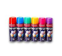 Stelle Filanti Spray 6 Pezzi Schiuma Party Streamer in Bomboletta Coriandoli Colorati Spray Divertente per Feste, Compleanni, Eventi, Carnevale, Capodanno Non Tossico Multicolore
