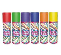 STELLE FILANTI SPRAY 83 ml 6 Bombolette: rosso verde viola blu arancio giallo