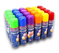 Stelle Filanti Spray Colorati 12 Pezzi Schiuma Party Streamer in Bomboletta, Coriandoli Colorati Spray Divertente per Feste, Compleanni, Eventi, Carnevale, Capodanno Non Tossico Multicolore