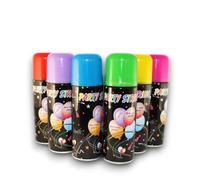Stelle Filanti Spray Multi Colore Colori Assortiti Bombolette Stelle Filanti Spray Colorate Festa Party Carnevale in 6 Colori Assortiti Scherzi di Carnevale Bambini Ragazzi Adulti (6, Bombolette)