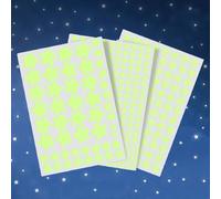 Stelle Fluorescenti Adesive Soffitto,452 PCS Adesivi Fluorescenti Sticker da Muro Adesivi Murali Bambini Stelline Adesive per Decorazione Camera Bambini Stelle Fluorescenti Adesive