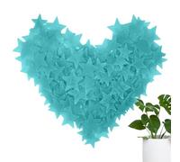 Stelle fluorescenti che si illuminano al buio, per soffitto e parete, decorazione stellata fluorescente che non lascia traccia, adesivo da parete per decorazione del soffitto della stanza Dirfuny