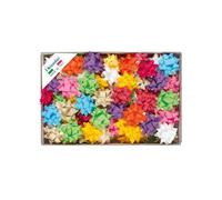 Stelle in Rafia sintetica - 19 mm - colori primaverili assortiti - Brizzolari -