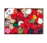 Stelle in Rafia Sintetica per Pacchi Regalo 6802 Brizzolari - 14 mm x 5 cm - 010