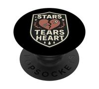 Stelle Lacrime Cuore PopSockets PopGrip Adesivo