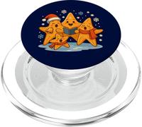 Stelle marine che cantano design natalizio divertente PopSockets PopGrip per MagSafe