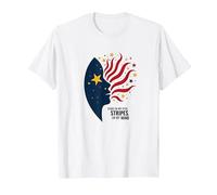 Stelle nei Miei Occhi, Strisce sulla mia Mente Maglietta, Uomo, Bianco, S