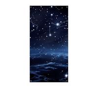 Stelle nella notte Copertura della porta Banner Party Decor Forniture Portico Appeso Banner Personalizzazione Festone Per Vacanze Compleanno Giardino Prato
