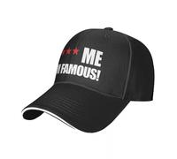 Stelle Rosse FCK Me Sono Famoso Berretti da Baseball Personalizzati Donne Uomini Coquette Outdoor Maschile Truck cap Sport Crema Solare Cappello Cotone, per Tutte Le Stagioni