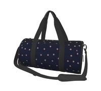 Stelle scintillanti rosa blu scuro e oro rosa stellate, Borsone da viaggio di grande capacità Borsa rotonda Borsa da viaggio sportiva Borsa da viaggio Borsa da fitness