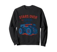Stelle sopra Sapparell Monster Truck Design Felpa