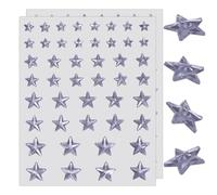 Stelle viso gemme strass glitter tatuaggi carnevale cosplay sirena costume gemme rave carnevale strass bambini Face art gemme adesive (B)