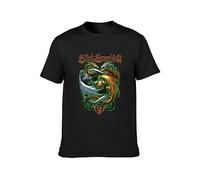 Stellen Blind Guardian Men's T-Shirt Unisex Black Cotton Print Tee Shirts M