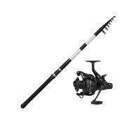 Stellfischcombo DAM Base-X Tele 5,00m 50-100g + JRC DR 8000 Freilaufrolle