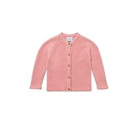 Stellou & friends Cardigan per bambini in cotone, con bottoni effetto legno e maniche raglan oblique, Colore: rosa., 86/92 cm