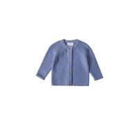 Stellou & friends Cardigan per neonati e bambini con bottoni effetto legno, abbigliamento di alta qualità in 100% cotone, perfetto per autunno e inverno, certificato Oeko-TEX, Lilla, 50/56 cm