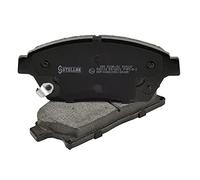 STELLOX 000 023B-SX - Kit pastiglie freno, freno a disco (4 pezzi) - con avviso acustico di usura - con piastra anti-squittio - Certificazione ECE-R90 - quattro pastiglie per set - Per auto